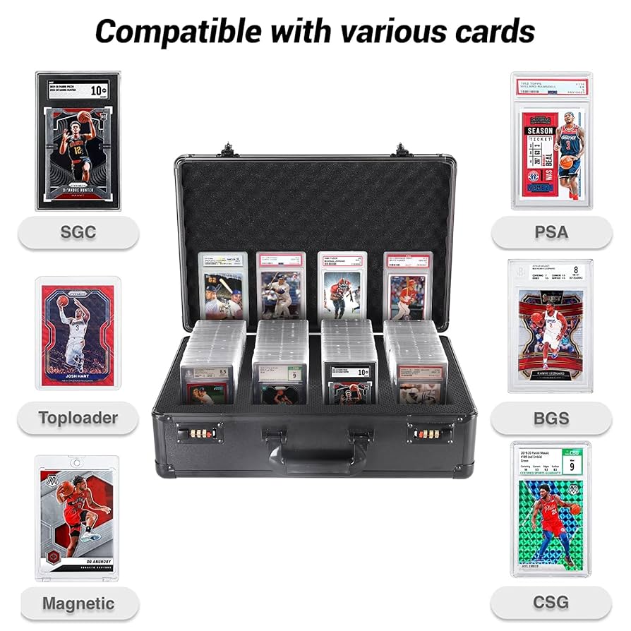 【美品】forme Card case Amazon.com: UHZBTEC Graded Card Storage Box; Durable Sports